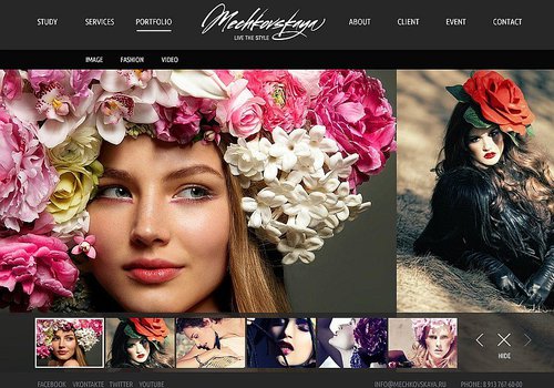 Создать сайт портфолио